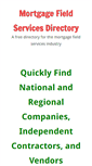 Mobile Screenshot of fieldservicedirectory.com